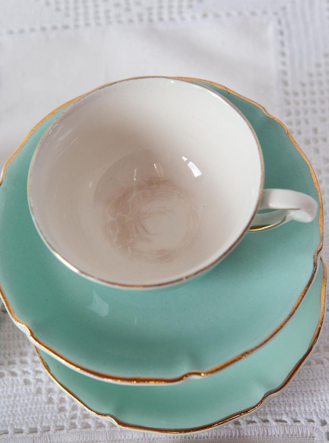 Juego de café loza francesa "semi porcelaine" 11 SERVICIOS c. 1960s