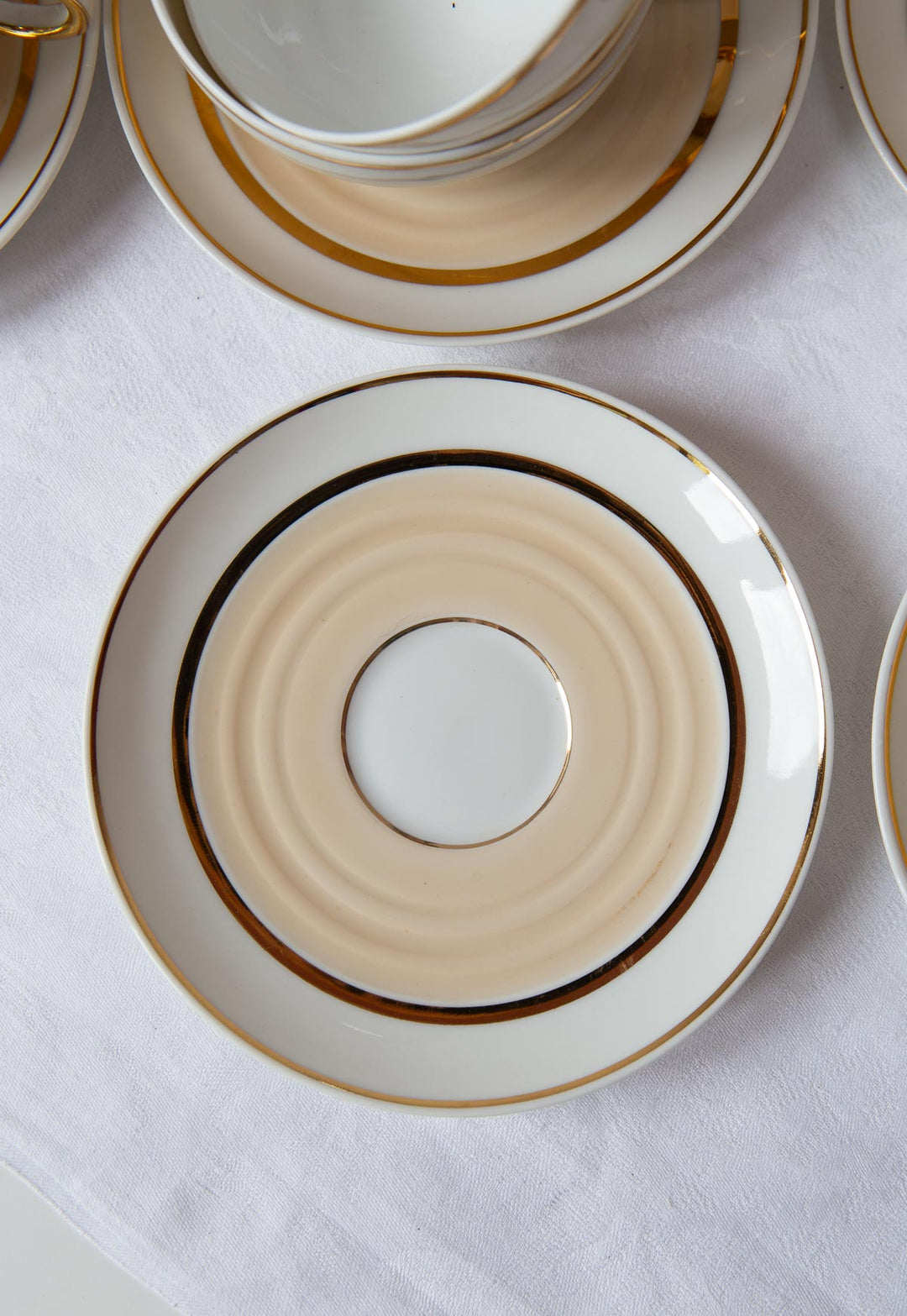 Juego de café/té en porcelana Limoges C. Ahrenfeldt c. 1920, 10 SERVICIOS