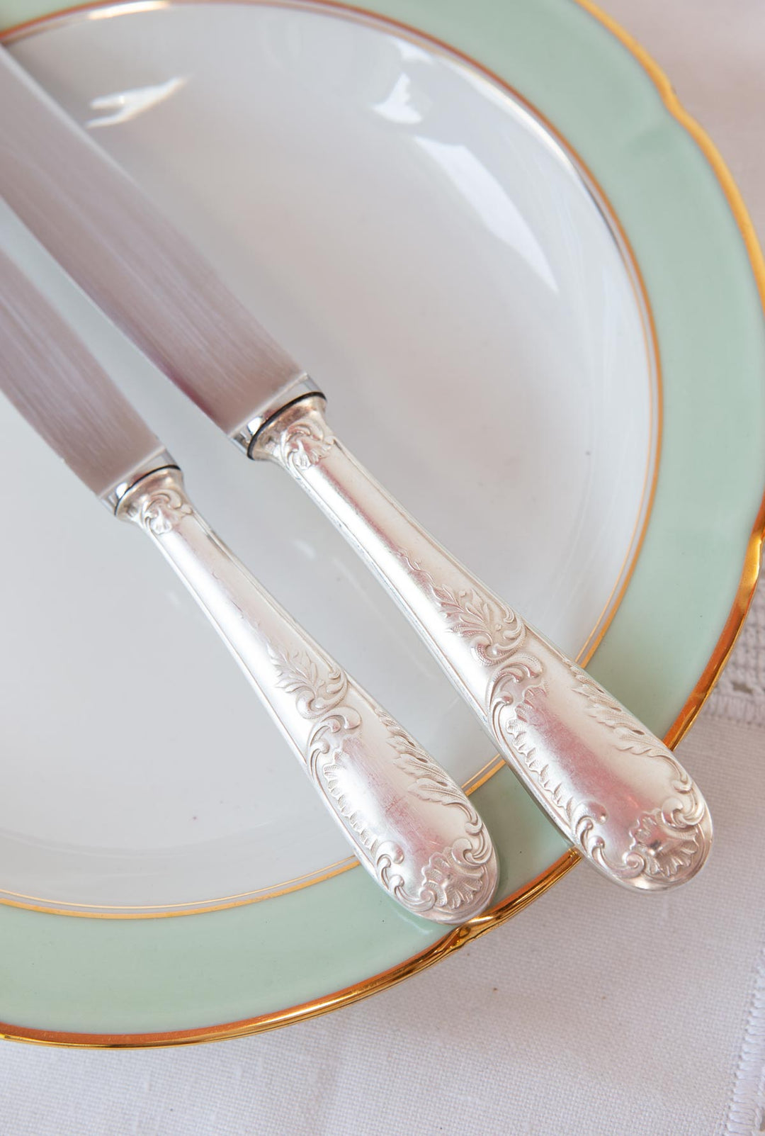 Juego 12 cuchillos ENTRANTES François Frionnet estilo Louis XV c. 1930-40s