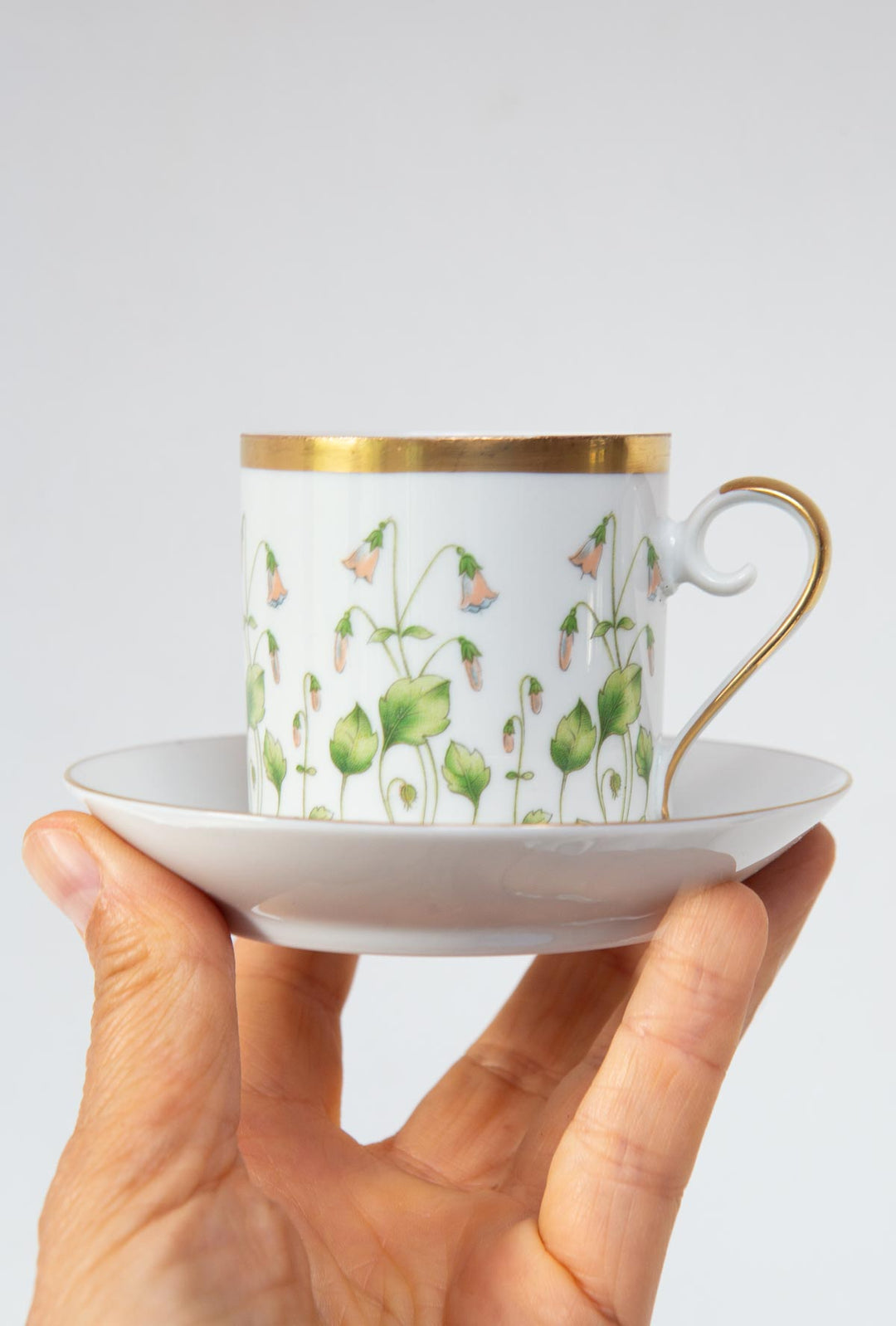 Juego porcelana Hackefors PARA 13 "Linnaea Borealis" c. 1970 SIN ESTRENAR? (43 PIEZAS)