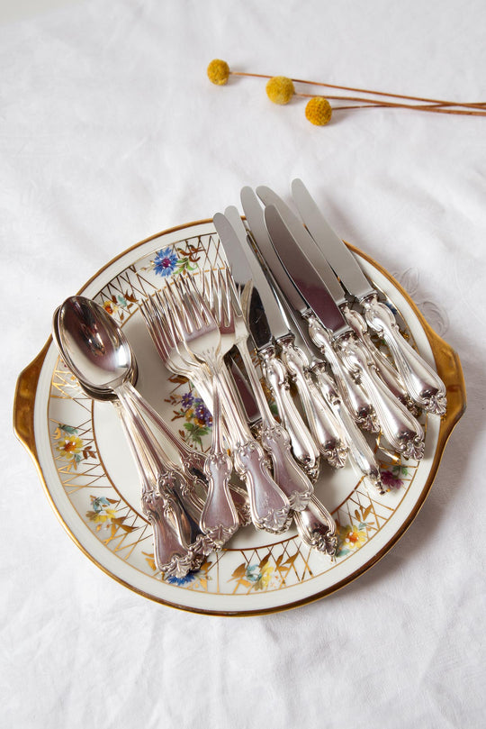 Juego cubiertos entrantes | postre GAB suecos para 8 (24 PIEZAS)