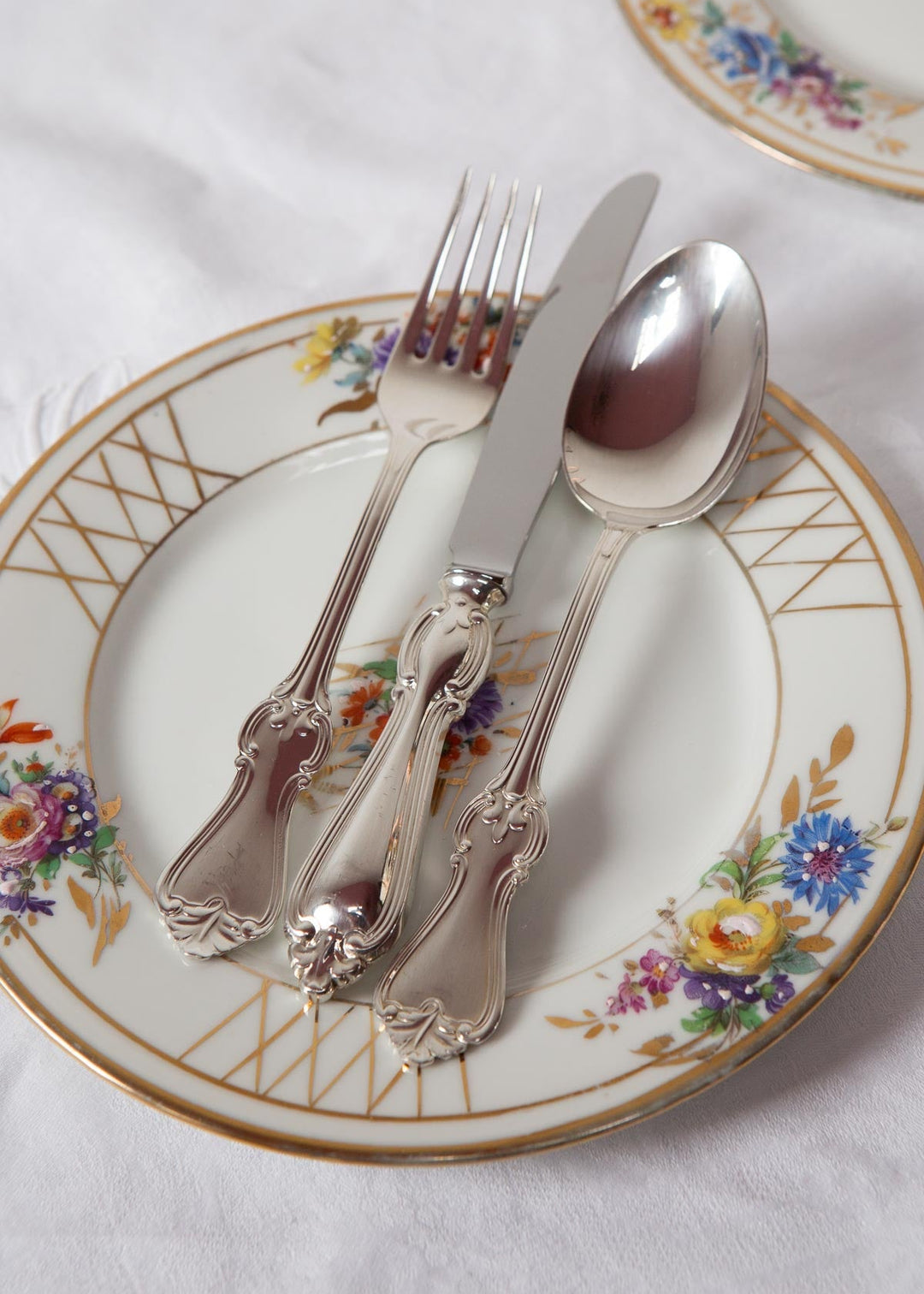 cubiertos suecos postre o entrantes