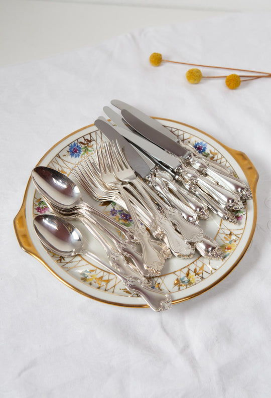 Juego cubiertos entrantes | postre GAB suecos para 8 (24 PIEZAS)