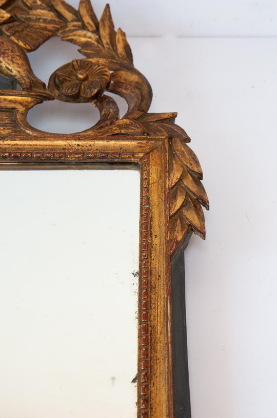 Antiguo espejo francés finales s. XVIII época Louis XVI (82,5*42,5 cm)