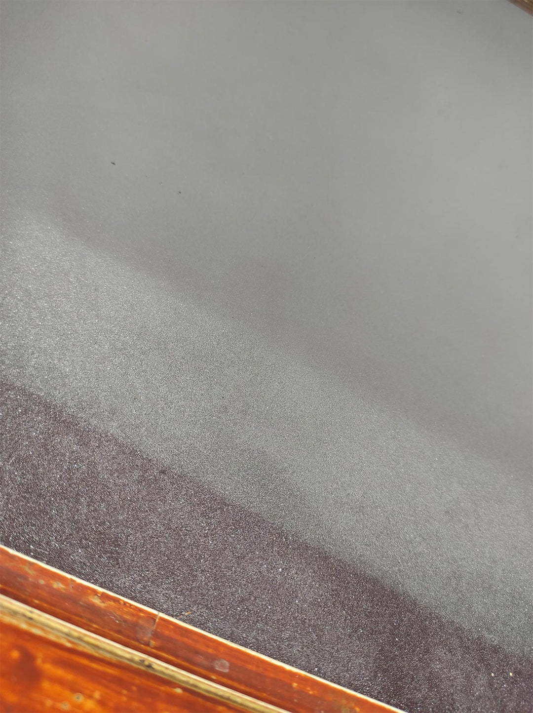 Gran espejo francés al mercurio estilo Louis XVI con copete lazo s. XIX (120*71 cm)