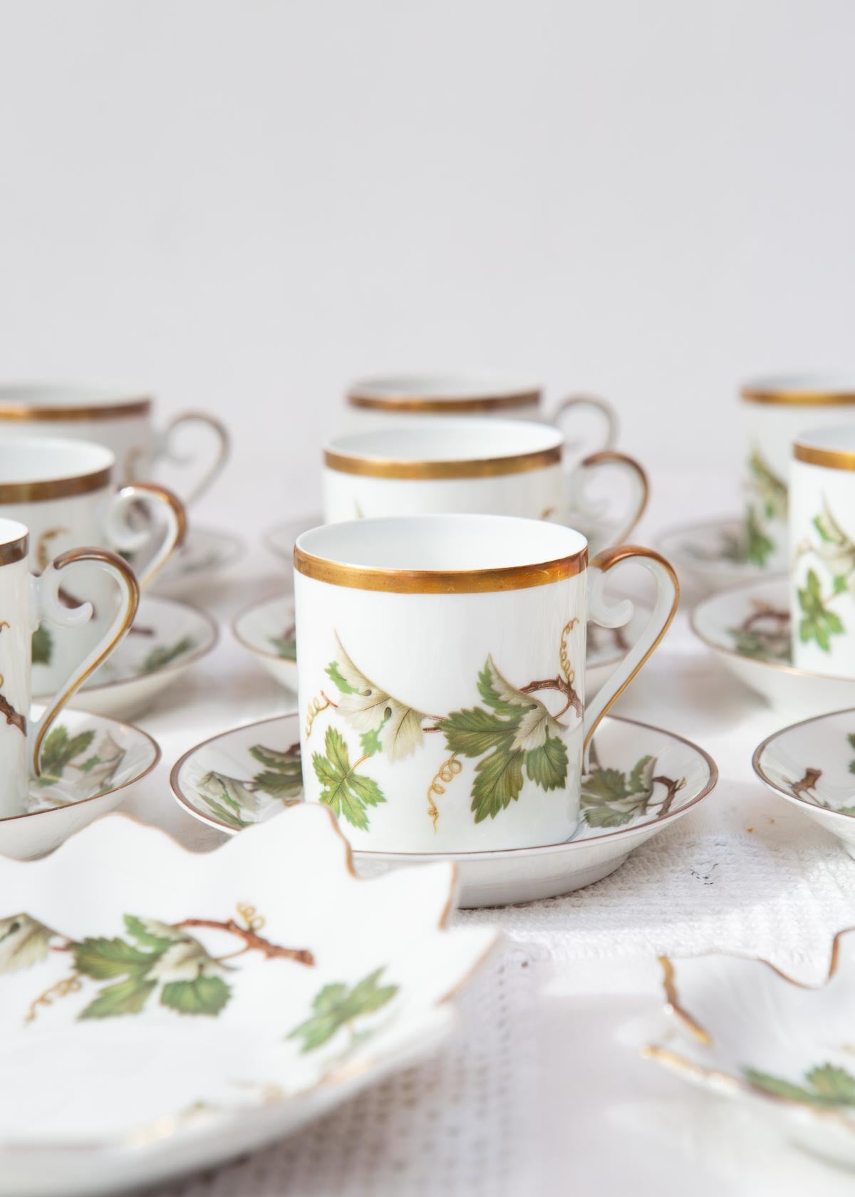 juego cafe porcelana hackefors