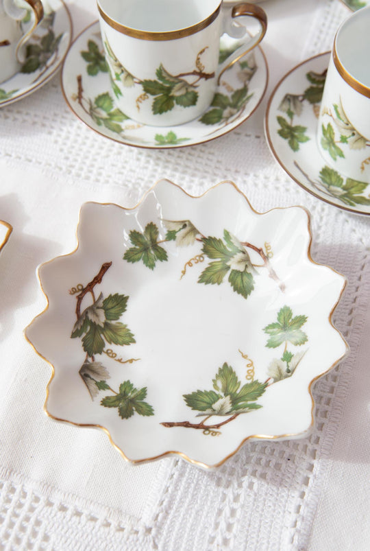 juego tazas porcelana Hackefors vinranka