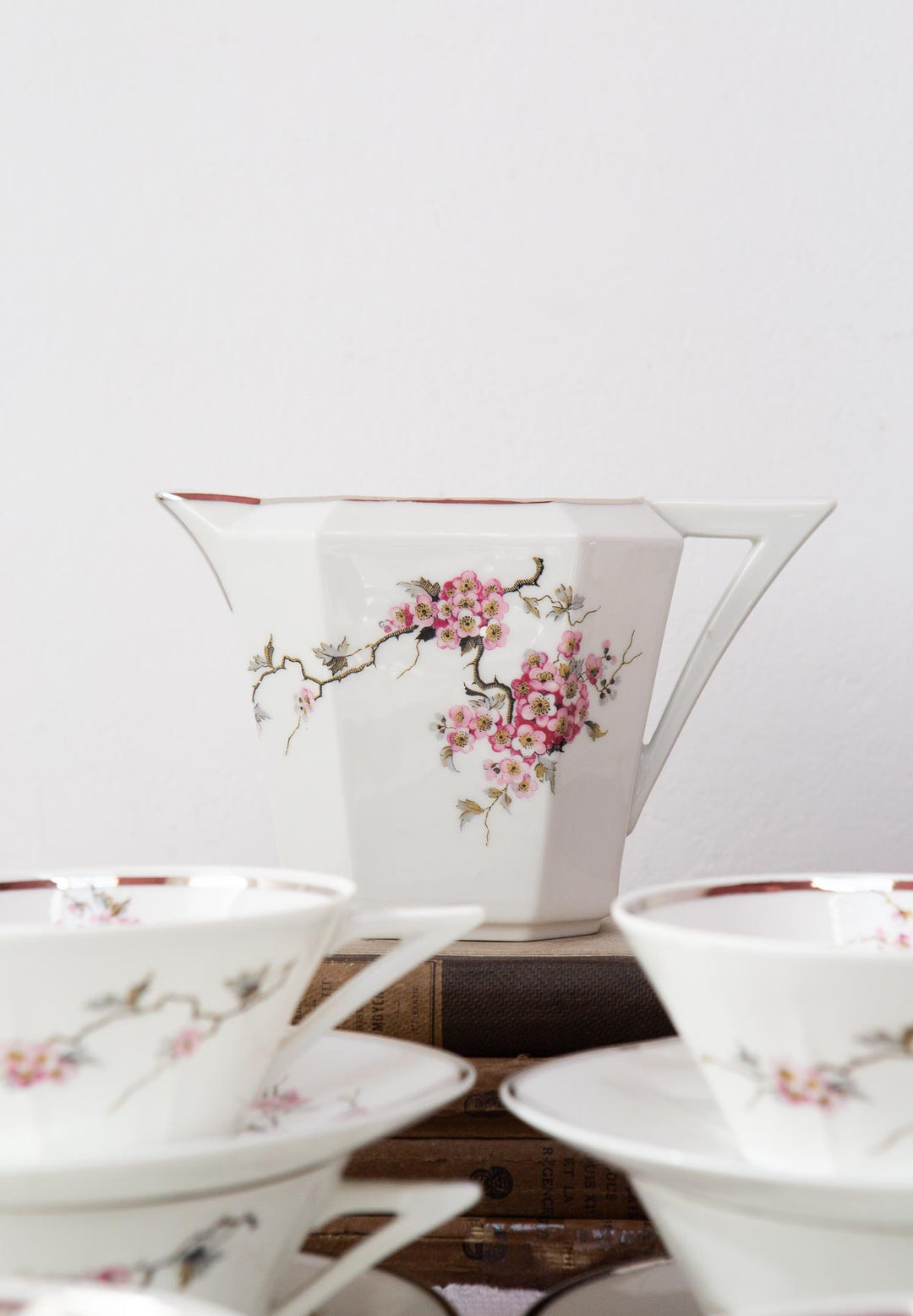 juego te porcelana limoges art deco 