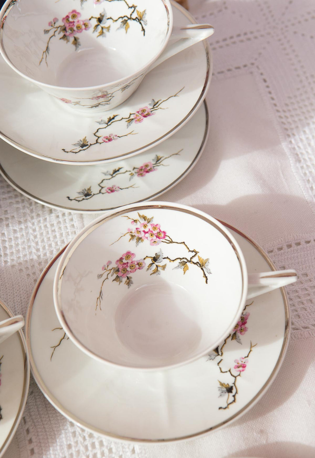 juego te porcelana limoges art deco 