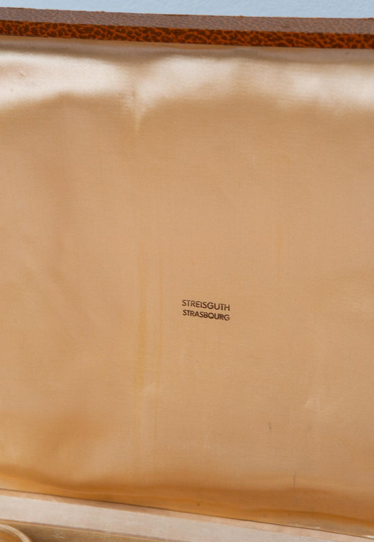 Antigua CUBERTERÍA francesa art decó PARA 12 metal argenté c. 1930/40s (37 PIEZAS)