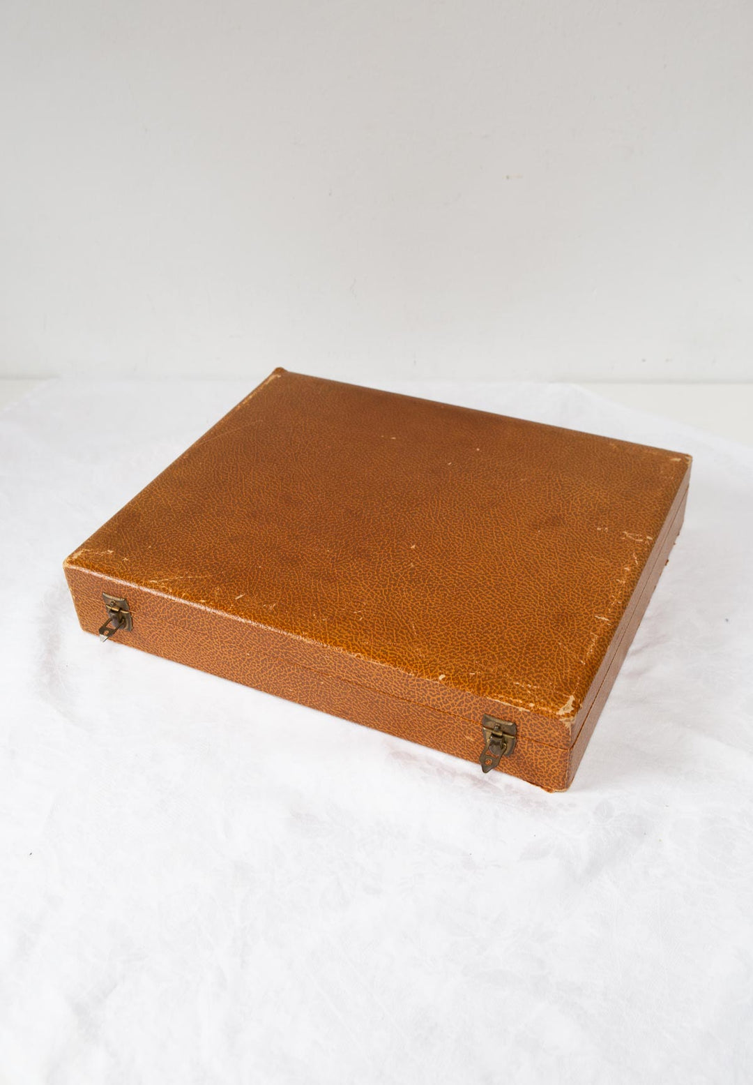 Antigua CUBERTERÍA francesa art decó PARA 12 metal argenté c. 1930/40s (37 PIEZAS)