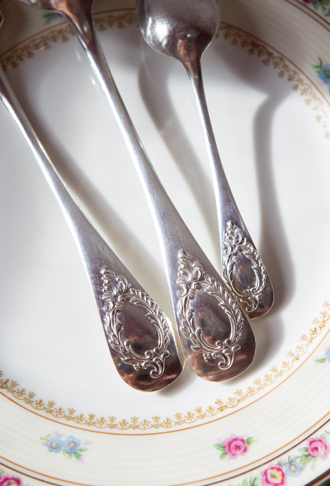 Antigua cubertería francesa PARA 12 Ravinet d'Enfert medallón (38 PIEZAS)