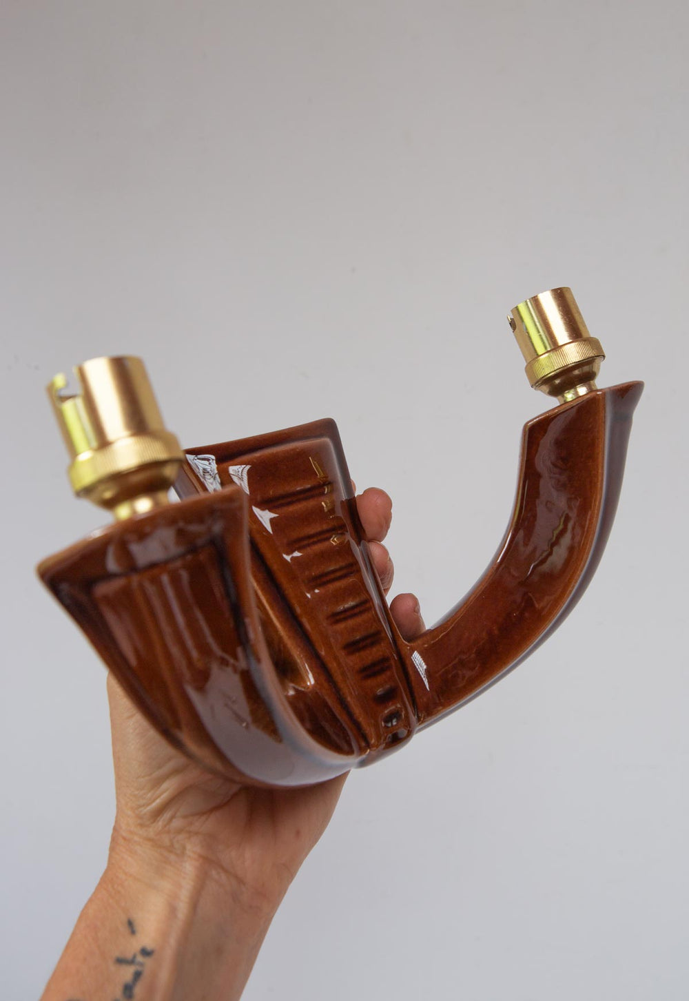 aplique frances loza granate vintage