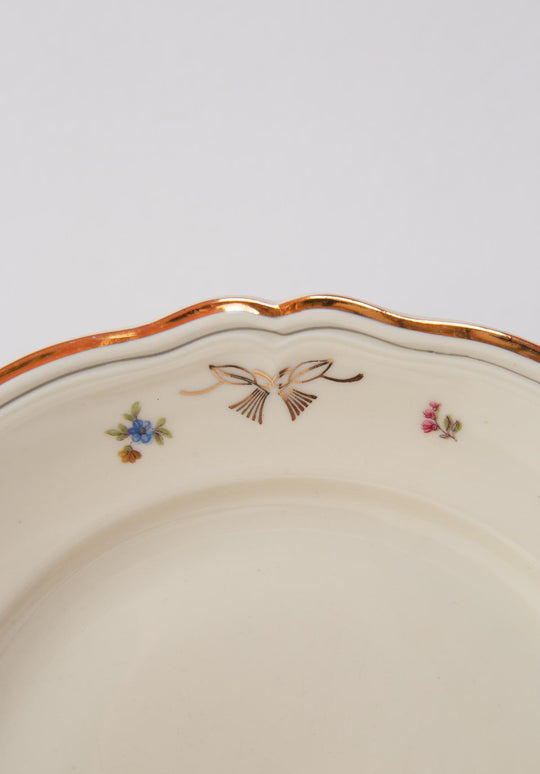 Juego de 9 platos LLANOS porcelana sueca Hackefors florecillas