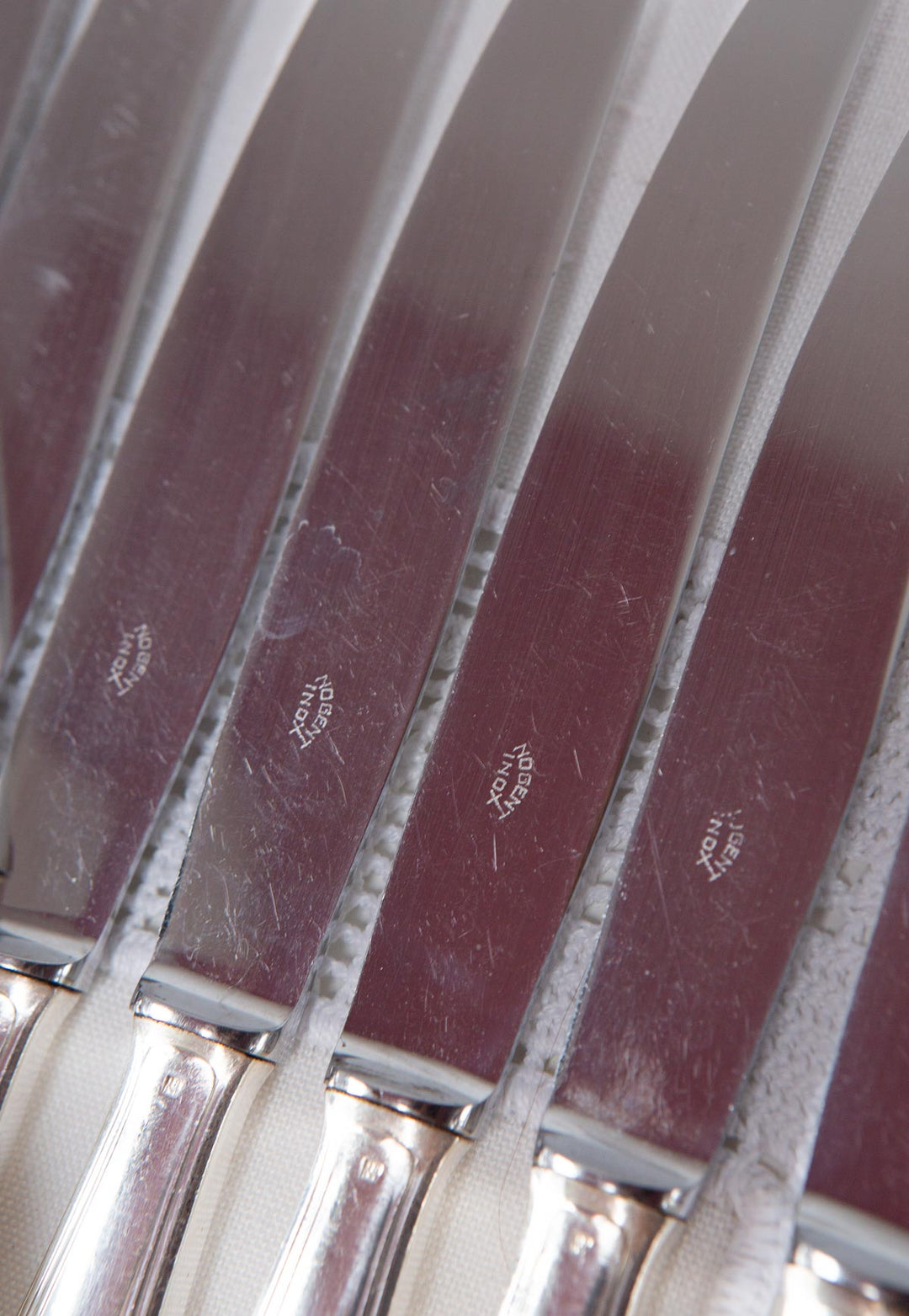 Juego 12 cuchillos MESA François Frionnet estilo clásico c. 1930-40s