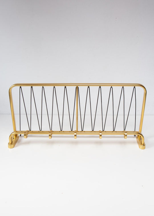 perchero de pared aluminio dorado