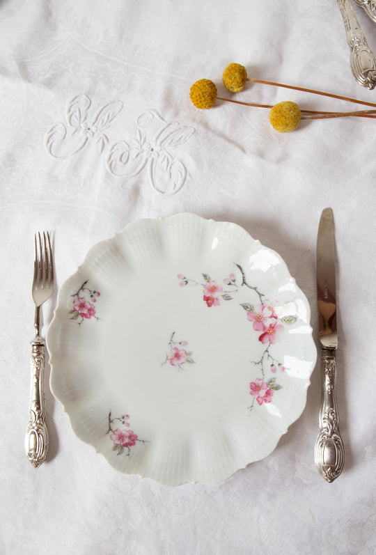 juego cubiertos postre mangos plata y acero