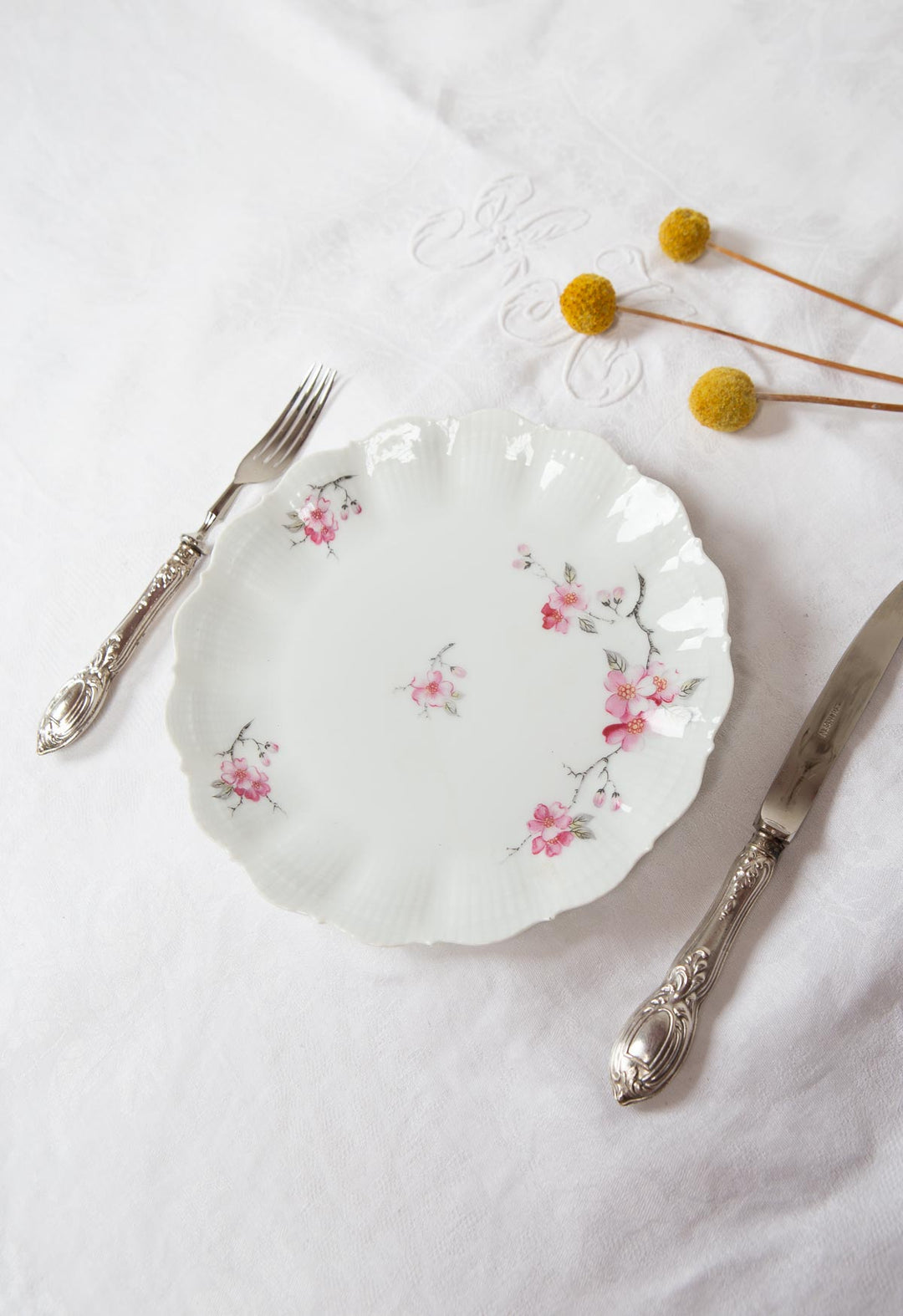 Juego de cubiertos POSTRE PARA 6 Solingen mangos forrados plata (12 UNIDADES)