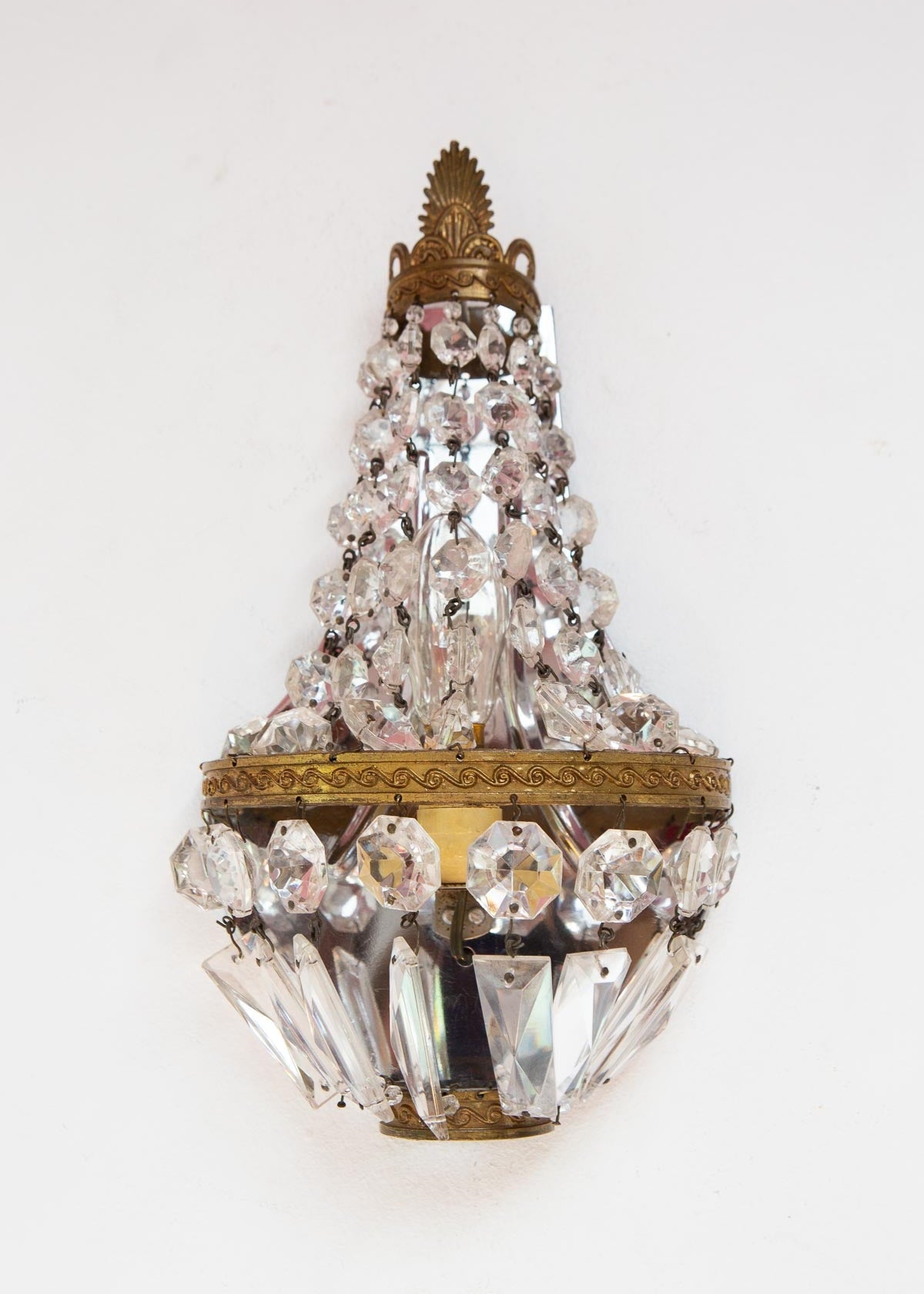 pequeño aplique vintage estilo imperio francés bronce