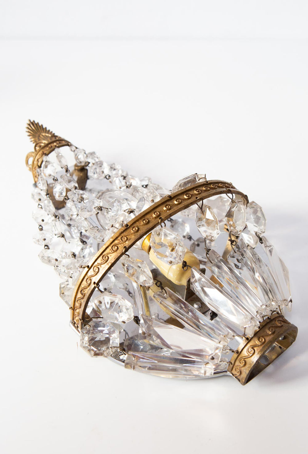 pequeño aplique vintage estilo imperio francés bronce