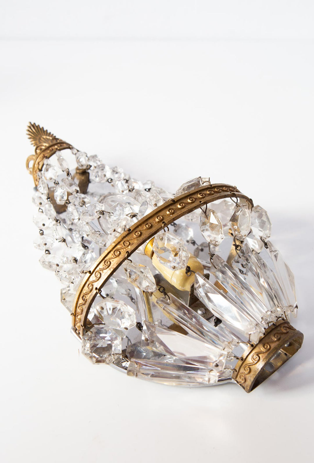 pequeño aplique vintage estilo imperio francés bronce