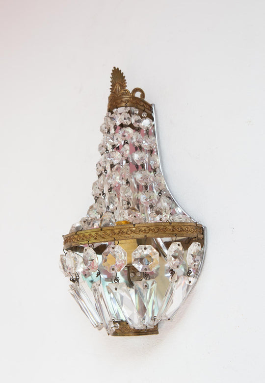 pequeño aplique vintage estilo imperio francés bronce