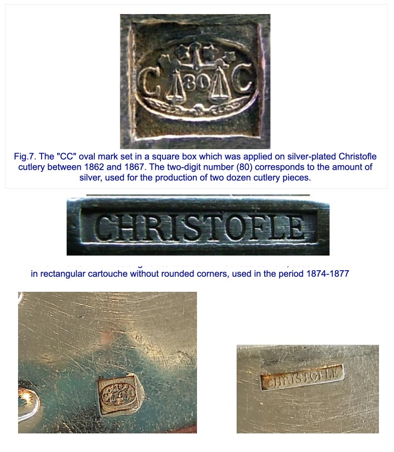 Antiguos cubiertos de MESA Christofle PARA 12 iniciales TB s. XIX (24 PIEZAS)