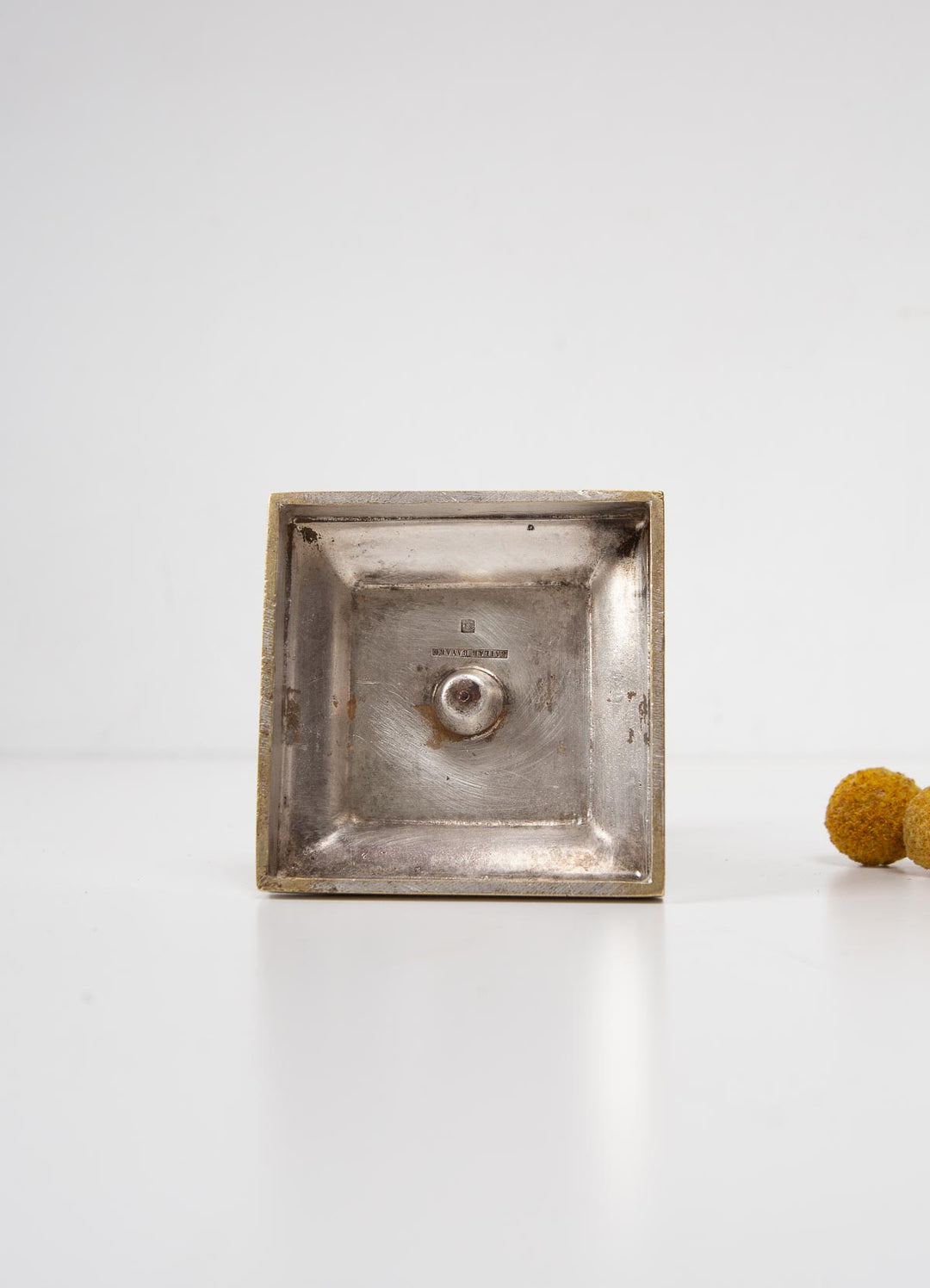 Antiguo candelero neoclásico francés columna Cailar Bayard