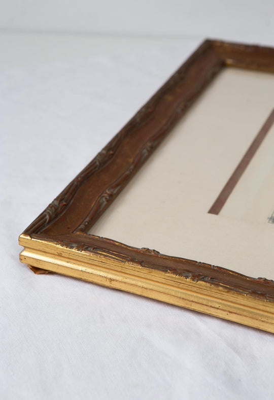 Acuarela original François Fortuné Ferogio (1805-1888). Alegoría "Le Droit des Forts"