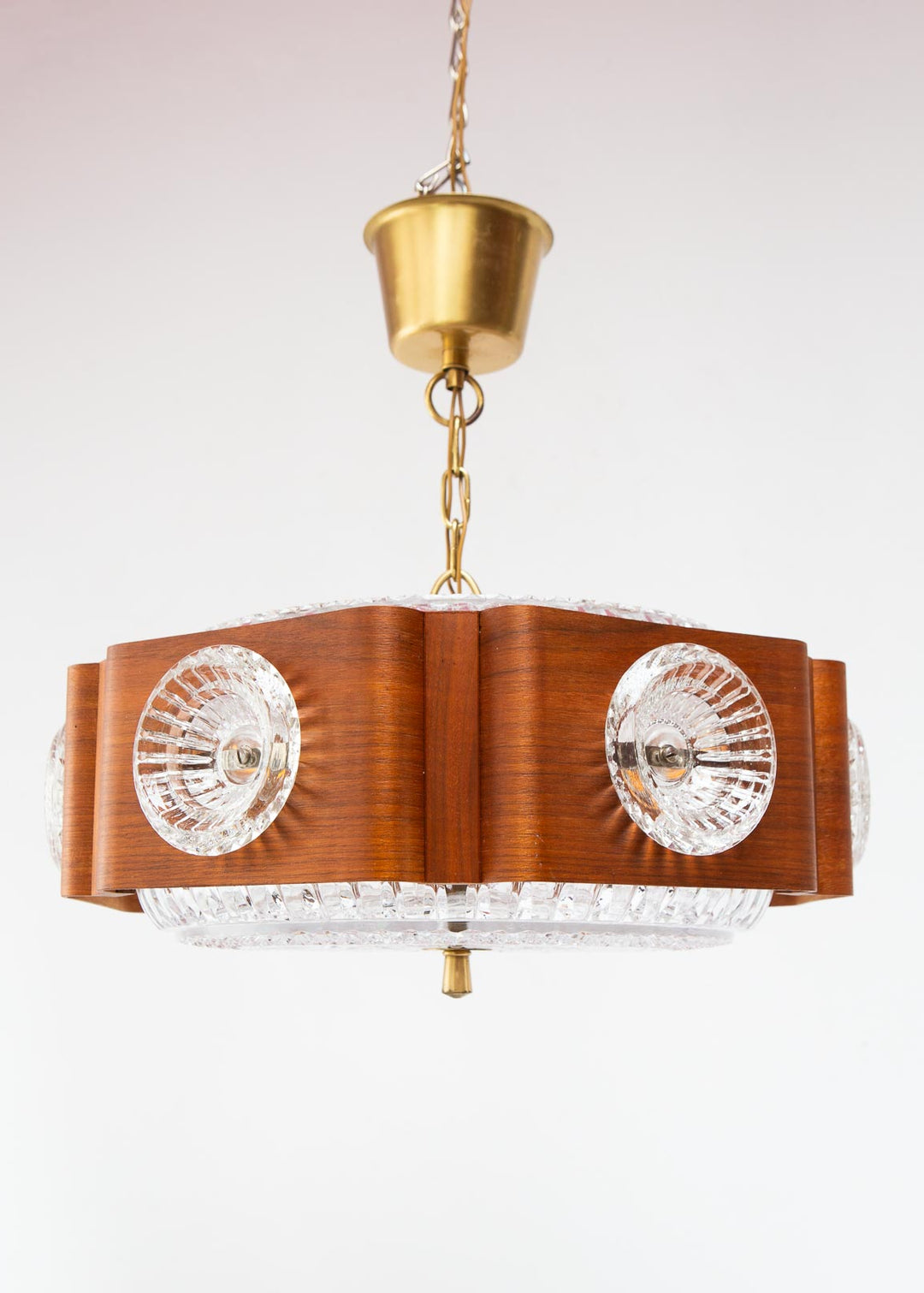 lampara techo orrefors sueca vintage