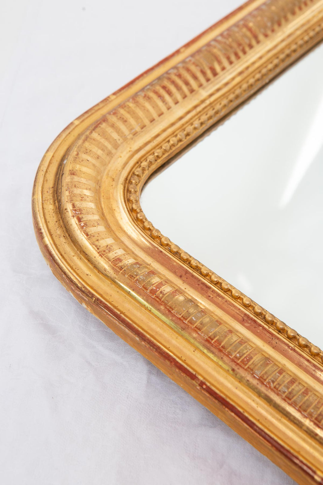 Espejo francés antiguo dorado s. XIX Louis Philippe (61,5*48 cm)