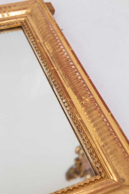 Espejo francés antiguo dorado s. XIX Louis Philippe (61,5*48 cm)