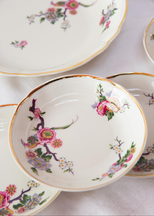 Juego de macedonia postre porcelana Bernardaud Limoges sin estrenar? (13 PIEZAS)