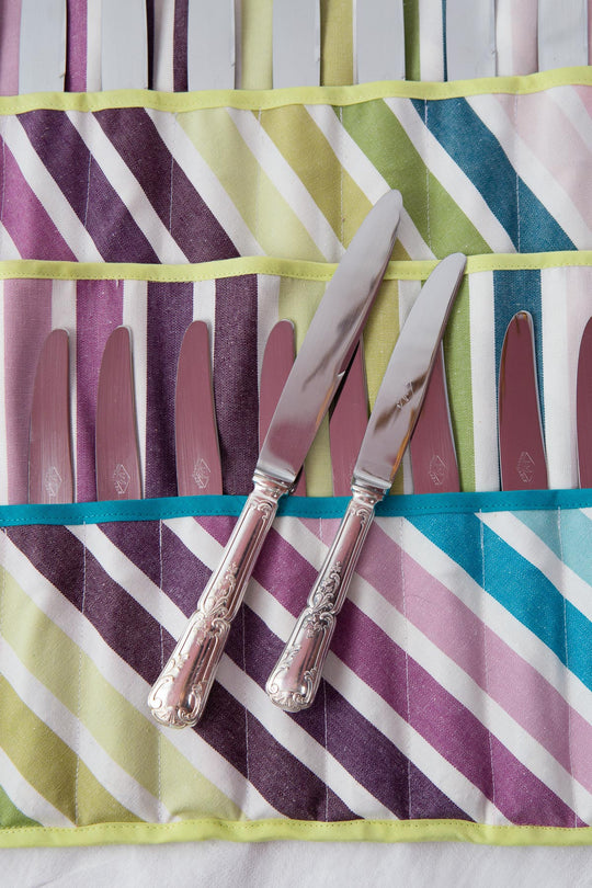 Juego cuchillos MESA y ENTRANTES franceses para 12 Louis XV (24 PIEZAS)