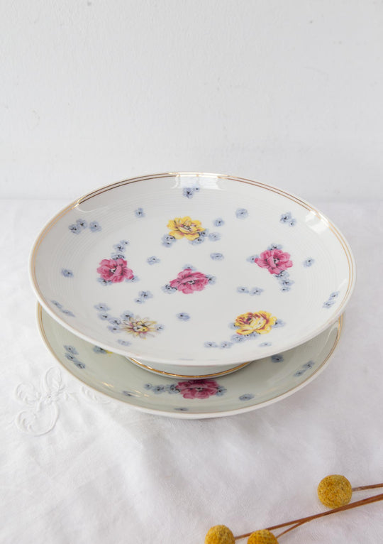 Antiguos fruteros porcelana francesa Limoges Charles Ahrenfeldt c. 1920