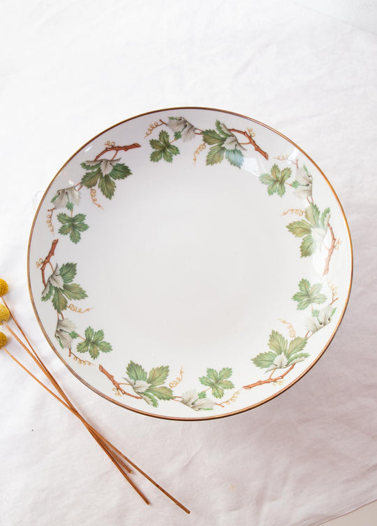 Frutero porcelana sueca Hackefors "Vinranka" 1970s