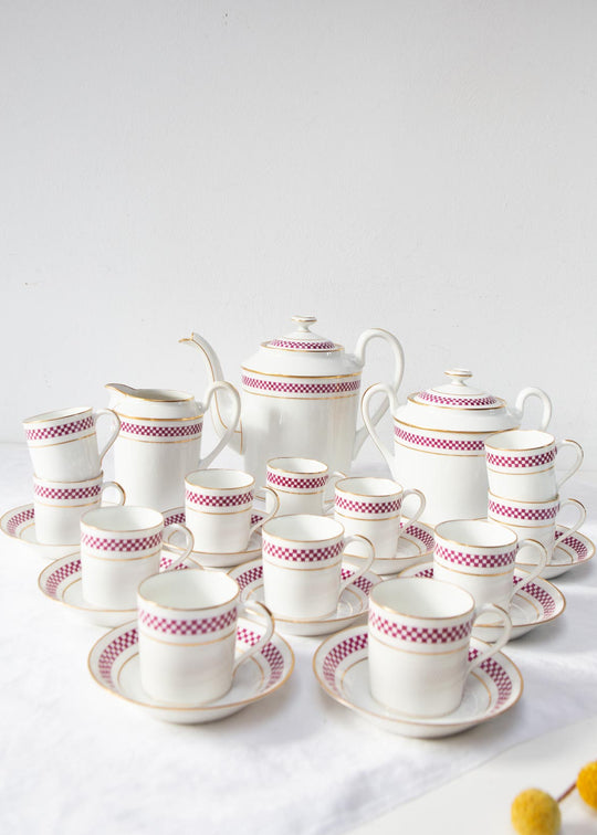 Juego café porcelana Limoges