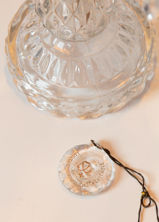 girandole lampara mesa cristal checo bohemia