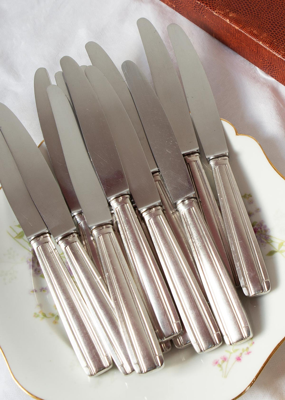 cuchillos franceses antiguos art deco
