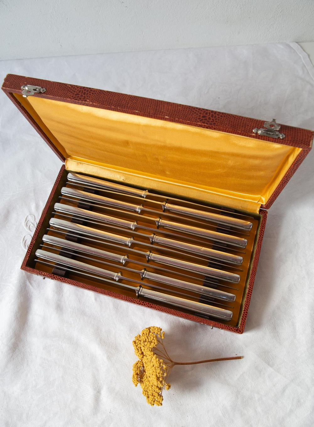 Juego cuchillos MESA franceses art decó para 12 BAYARD