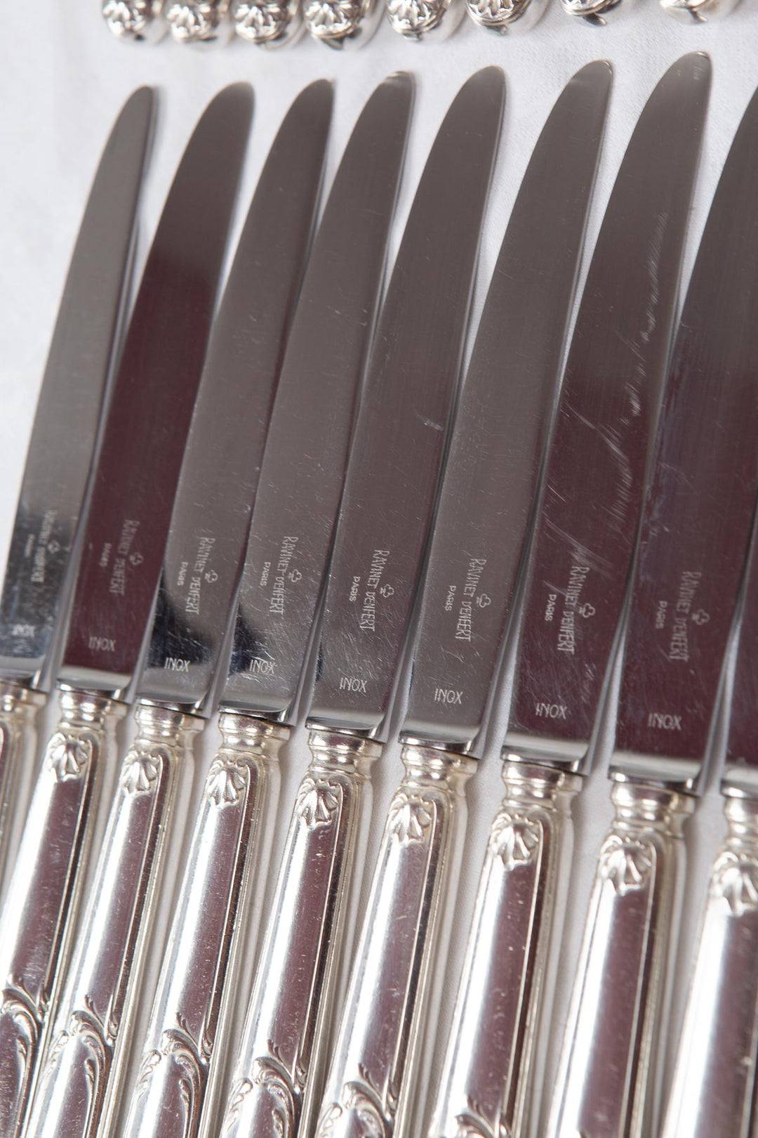 Juego cuchillos MESA y ENTRANTES franceses Ravinet d'Enfert para 10 (21 PIEZAS)