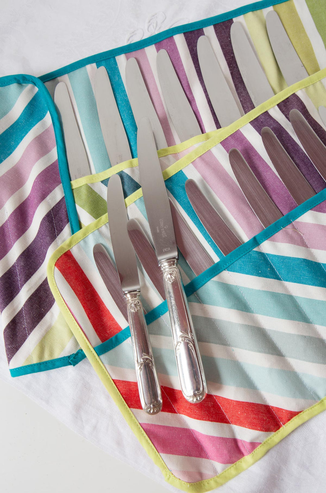 Juego cuchillos MESA y ENTRANTES franceses Ravinet d'Enfert para 10 (21 PIEZAS)