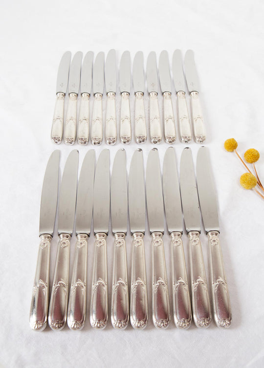 Juego cuchillos MESA y ENTRANTES franceses Ravinet d'Enfert para 10 (21 PIEZAS)