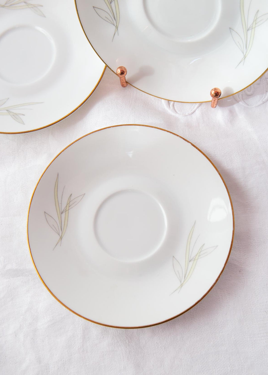 Platillos sueltos porcelana Rosenthal Raymond Loewy Form 2000 c. 1950s (x UNIDAD)