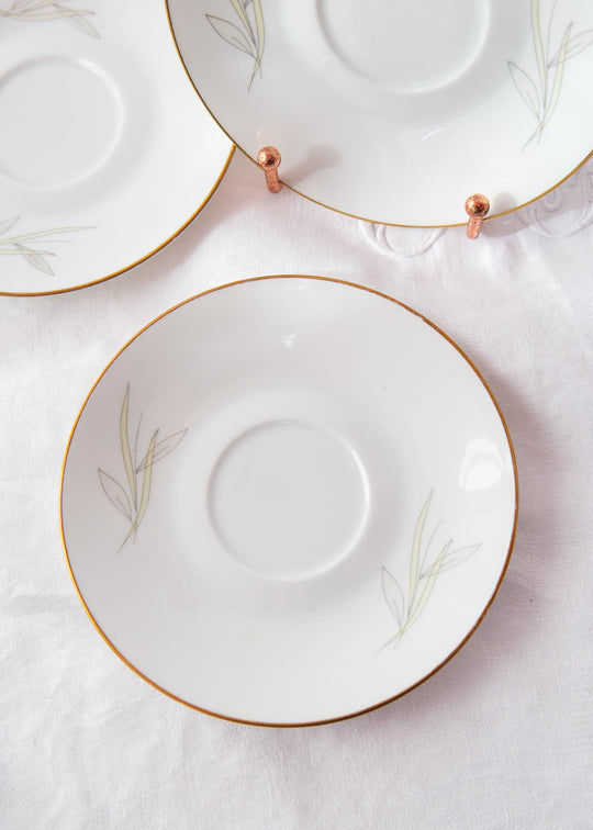 Platillos sueltos porcelana Rosenthal Raymond Loewy Form 2000 c. 1950s (x UNIDAD)