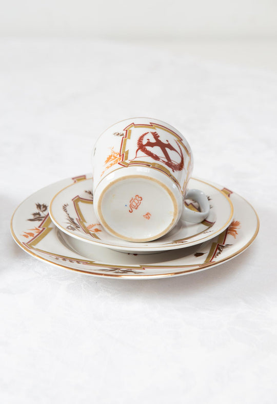 juego de tazas porcelana Lomonosov juegos olímpicos 1980 moscú