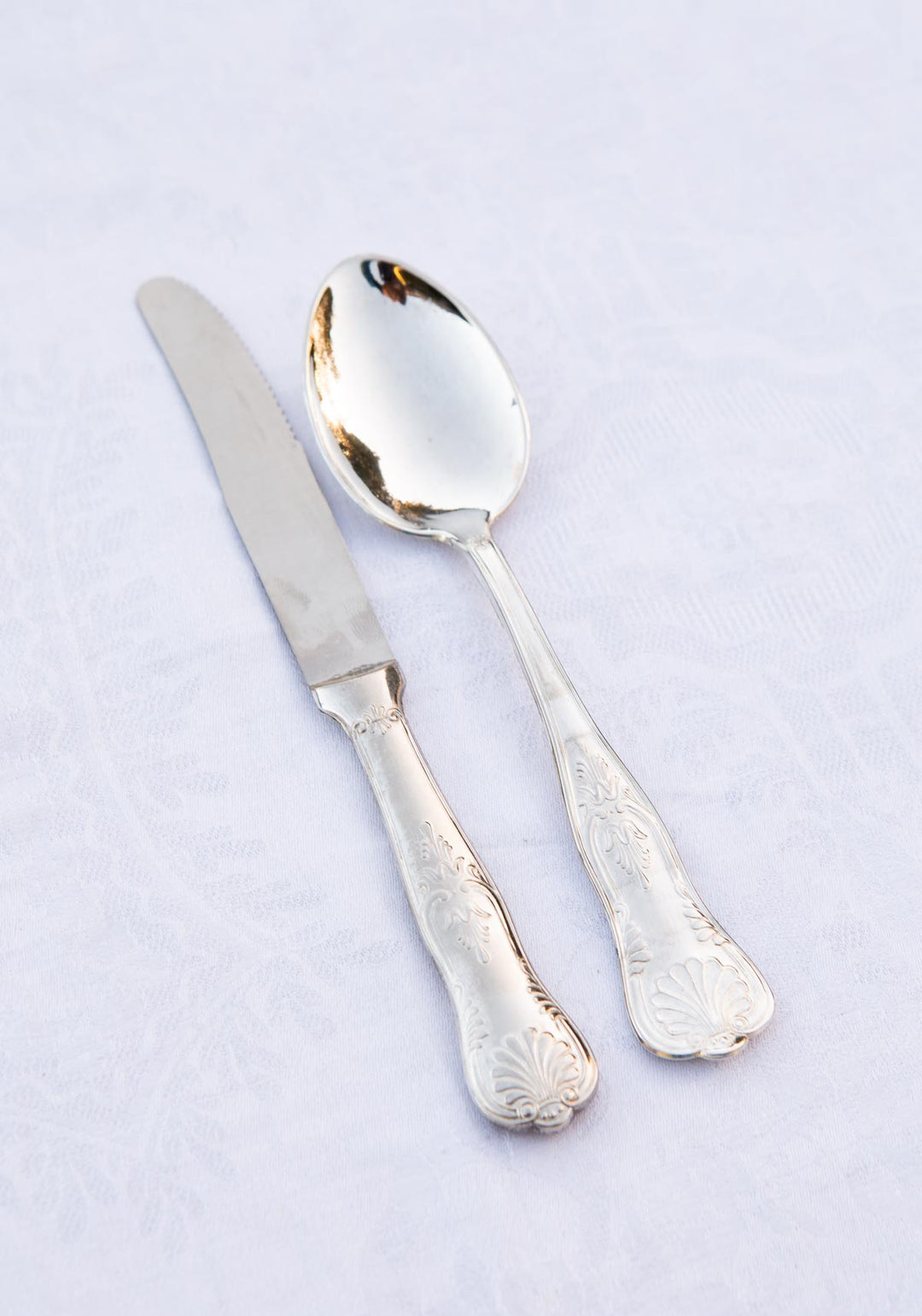 Cubiertos italianos metal baño plata Arg 800 para 6 (12 PIEZAS)