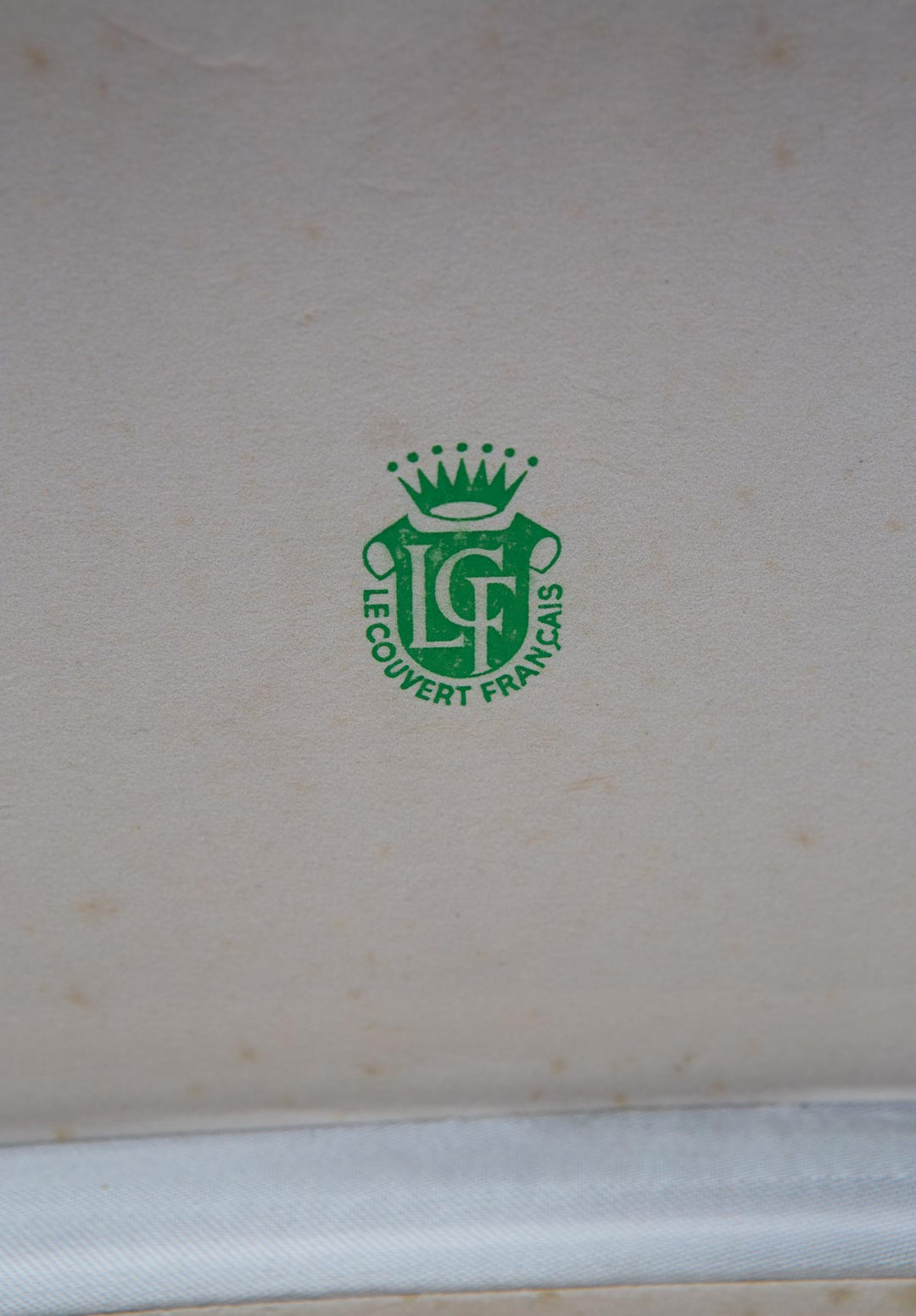 Juego cubiertos postre Le Couvert Français para 12 baño plata c. 1970s