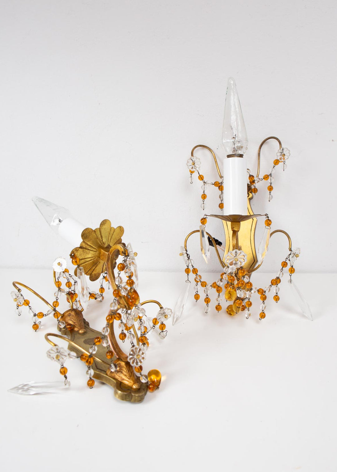 pareja apliques franceses