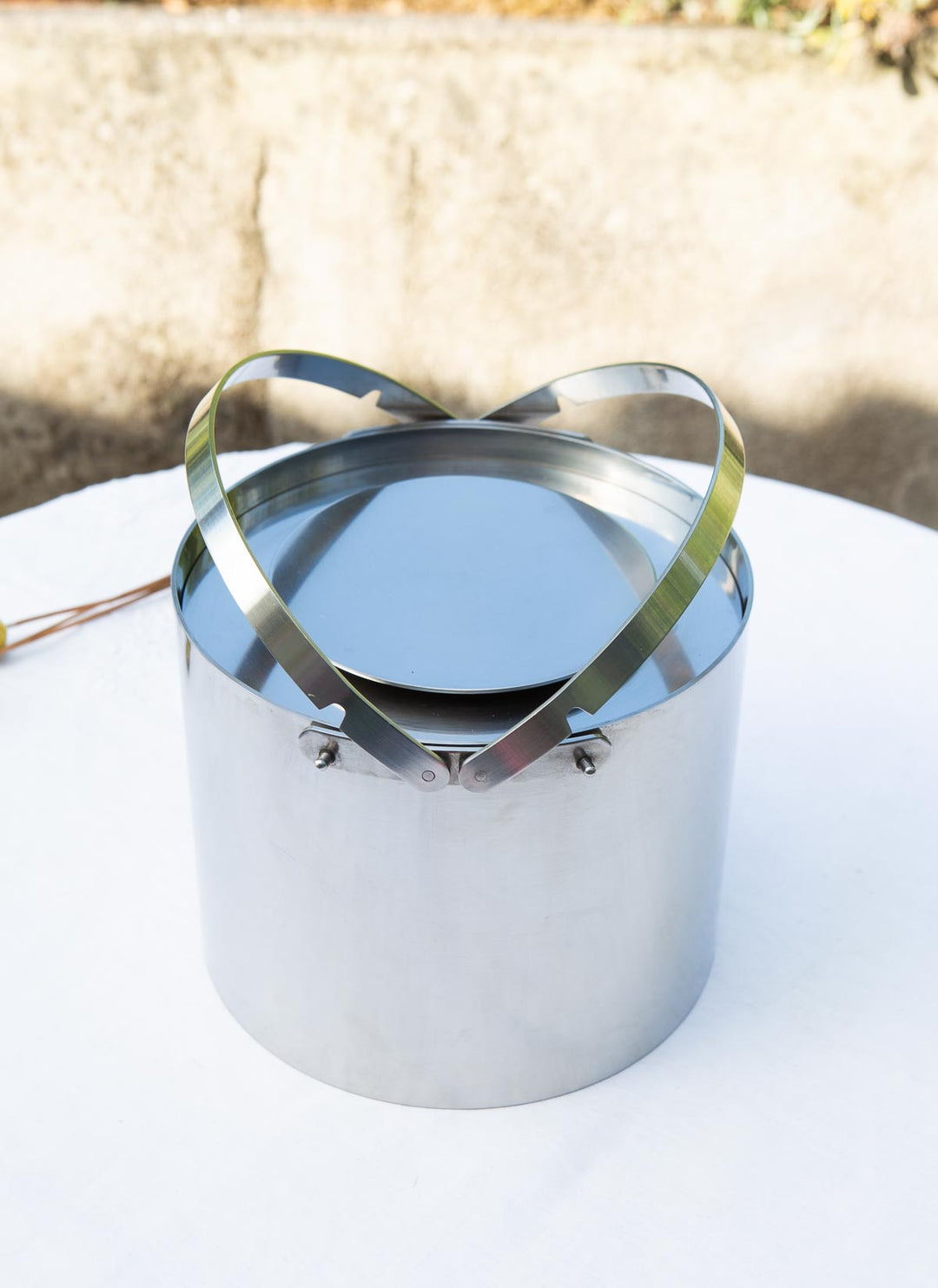 Cubitera acero inox Cylinda de Arne Jacobsen para Stelton 2.5 litros